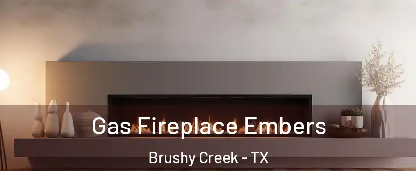  Gas Fireplace Embers Brushy Creek - TX