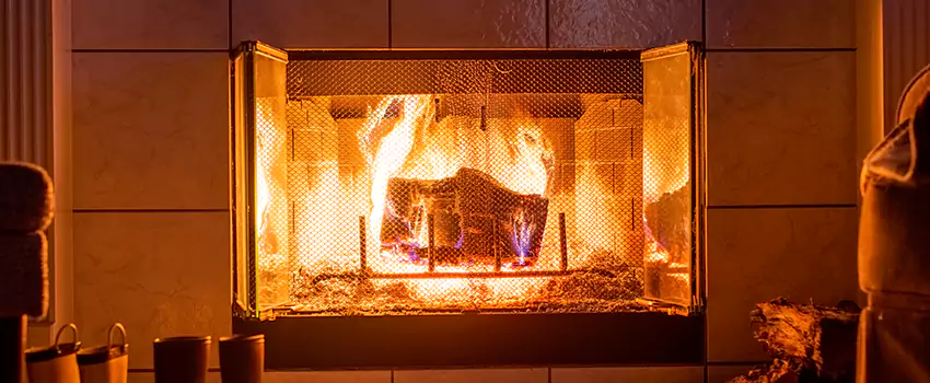 Mendota Hearth Landscape Fireplace Installation in Brushy Creek, Texas