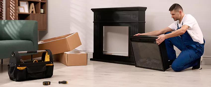 Old Rusted Metal Fireplace Repair And Replacement in Brushy Creek, TX