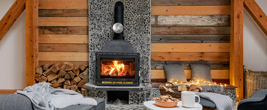 Thelin Hearth Products Direct Vent Gas Stove Fireplace Inspection in Brushy Creek, Texas